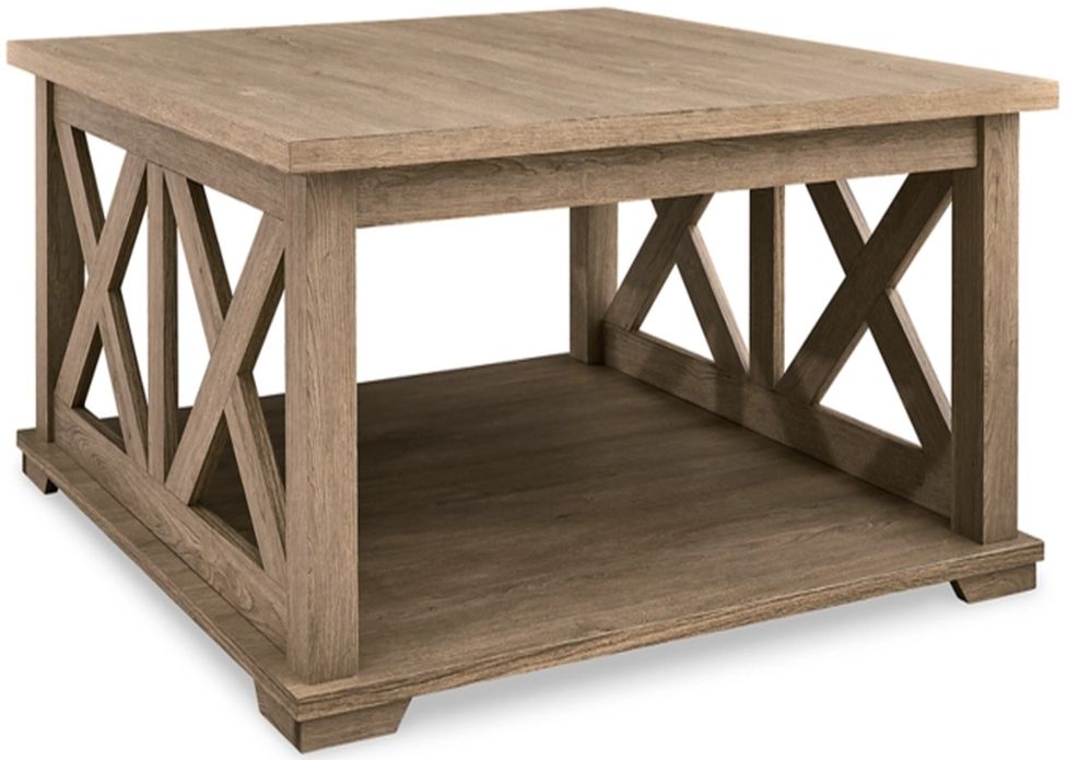 light timber coffee table