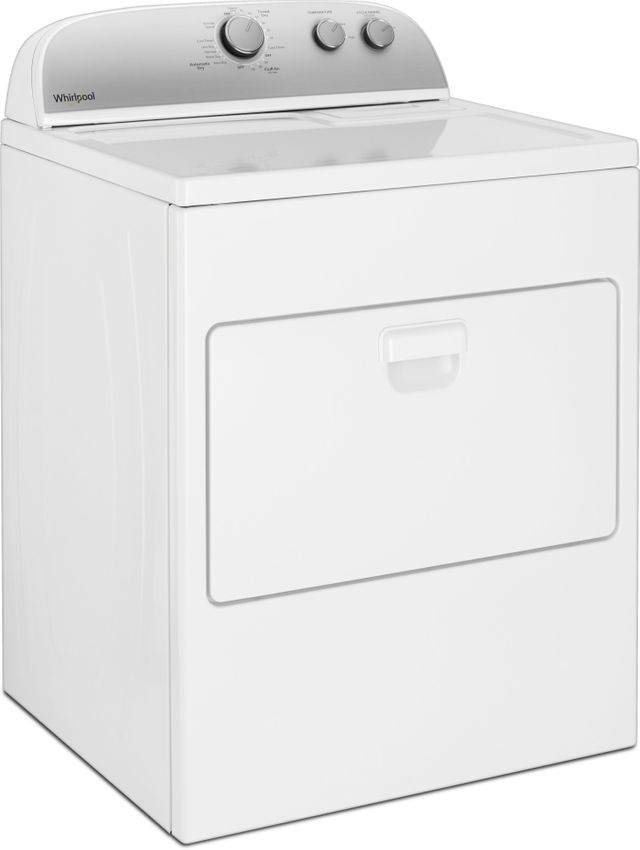 Whirlpool® Top Load Gas Dryer-White 3