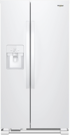 Whirlpool® 21.4 Cu. Ft. White Side-by-Side Refrigerator-WRS321SDHW