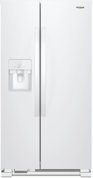 Whirlpool® 21.4 Cu. Ft. Side-by-Side Refrigerator-White