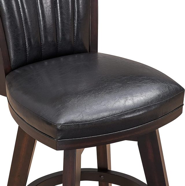 New Classic® Home Furnishings Astin Black 30" Swivel Bar Stool-3