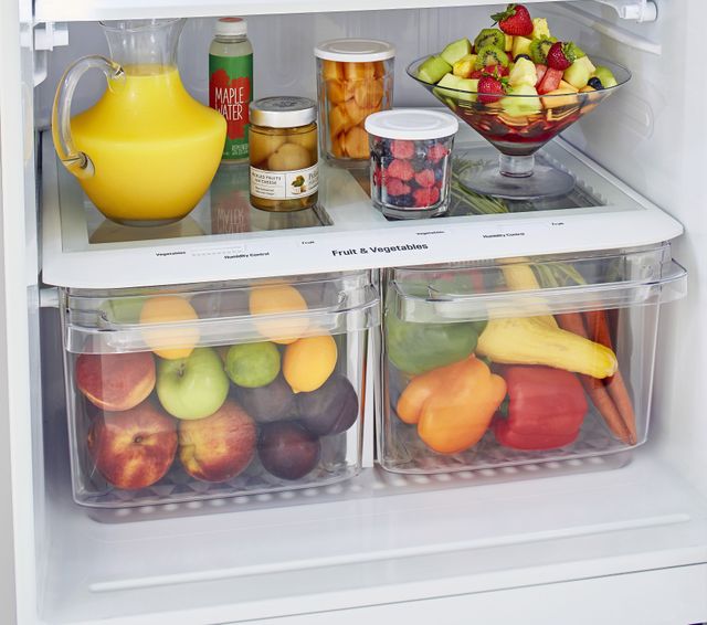 LG 20.2 Cu. Ft. Smooth White Top Freezer Refrigerator 6