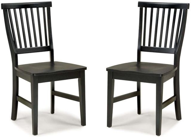 homestyles® Arts & Crafts 2-Piece Black Chair-0