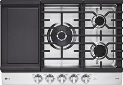 LG 30" Stainless Steel Gas Cooktop