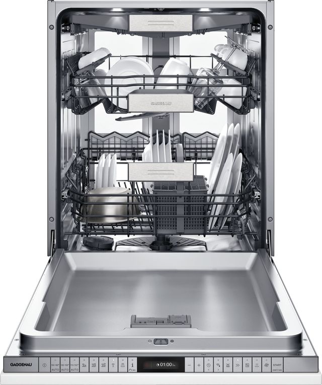 Gaggenau 400 Series 24" Stainless Steel Built In Dishwasher-0