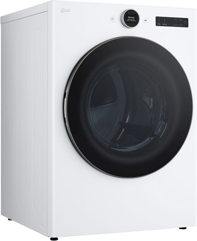 LG 7.4 Cu. Ft. White Front Load Gas Dryer 2