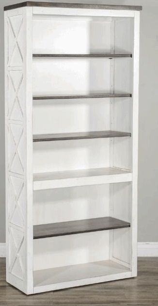 Sunny Designs European Cottage/Charcoal Gray Bookcase 0