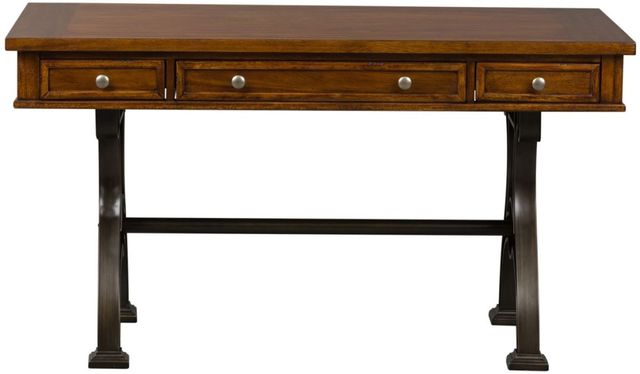 Liberty Furniture Arlington House Cobblestone Brown 2 Piece Desk Set-1