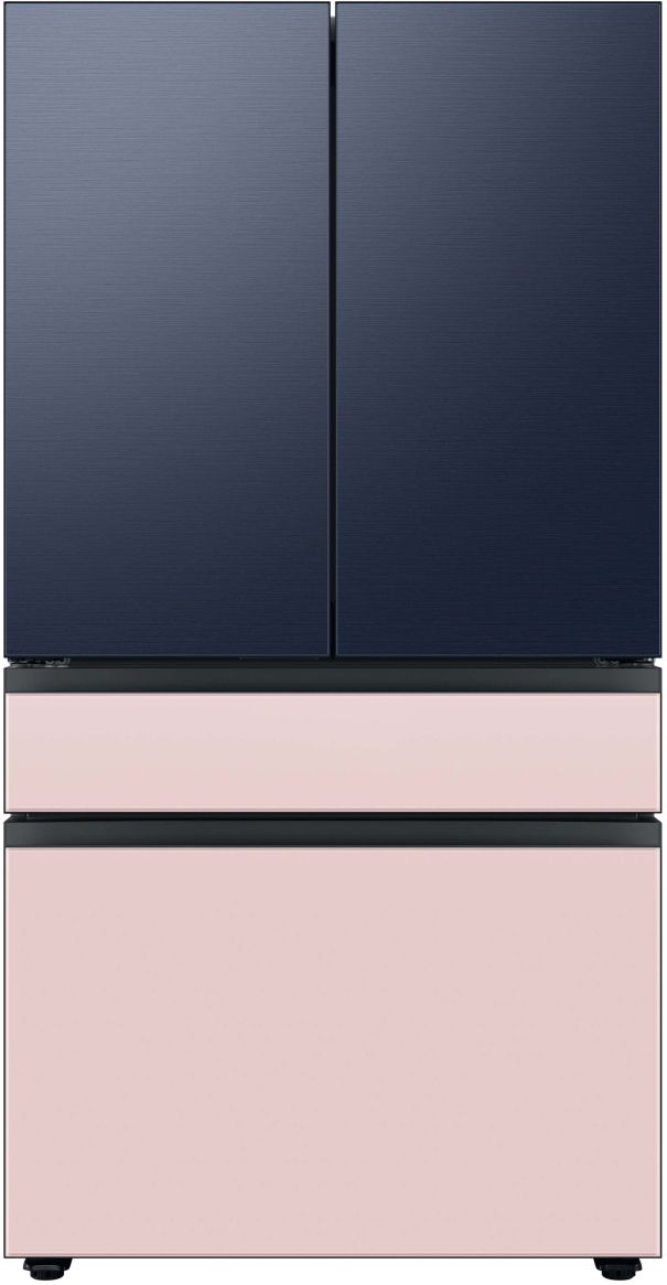 Samsung Bespoke 36" Pink Glass French Door Refrigerator Middle Panel 11