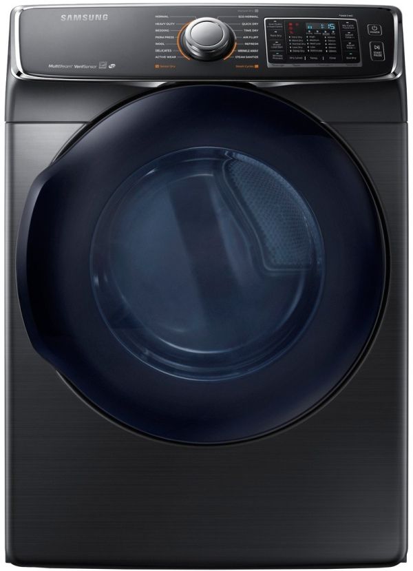 Samsung 7.5 Cu. Ft. Black Stainless Steel Front Load Electric Dryer 0