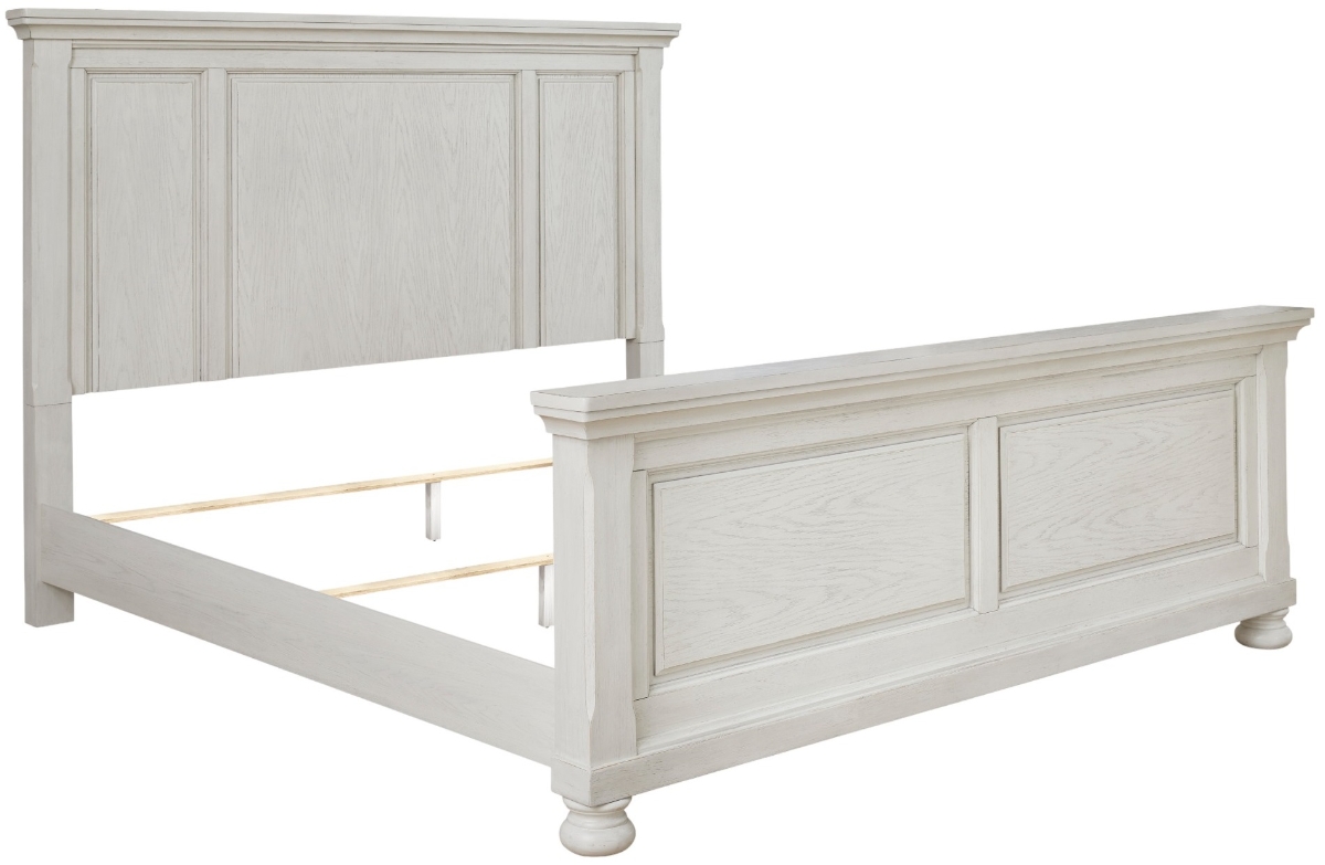 Signature Design By Ashley® Robbinsdale Antique White Panel Bed | Crane ...