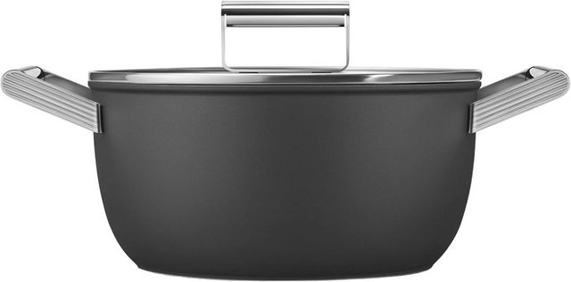 SMEG Nonstick Fry Pan in Black