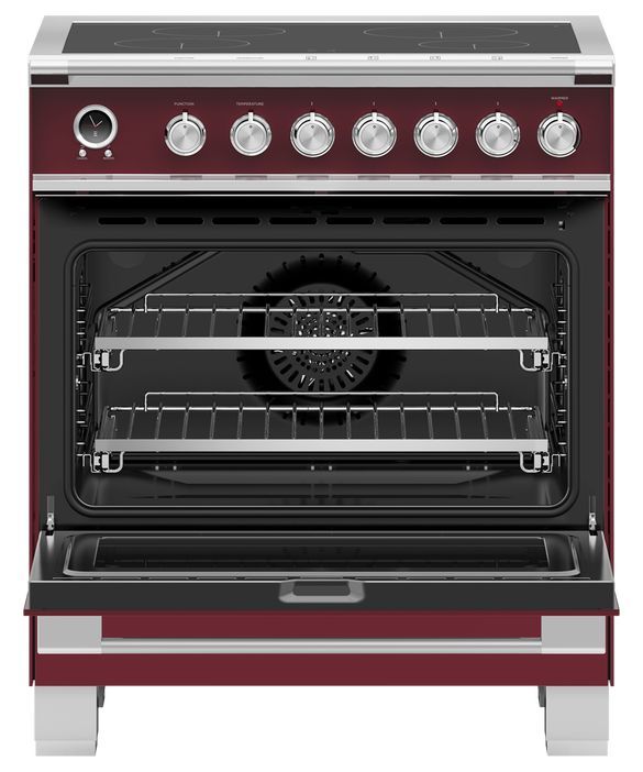 Fisher & Paykel Series 9 30" Red Induction Range 1