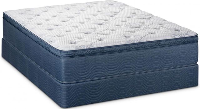 Restonic® Value Arcadia Hybrid Plush Pillow Top Queen Mattress 1