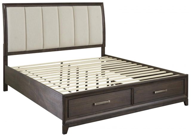 Signature Design by Ashley® Brueban Chestnut California King Panel Storage Bed-1