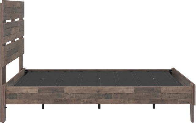 Signature Design by Ashley® Neilsville Multi Gray Queen Panel Platform Bed-3