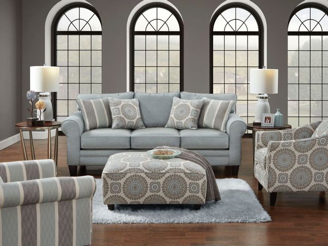 Fusion Furniture Grande Mist Grey Sofa-2