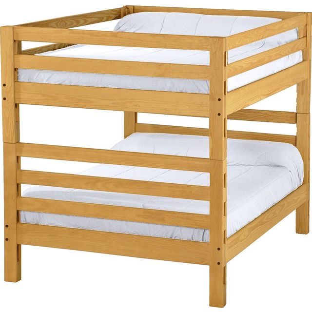 Crate Designs™ Furniture Full/Full Ladder End Bunk Bed 0