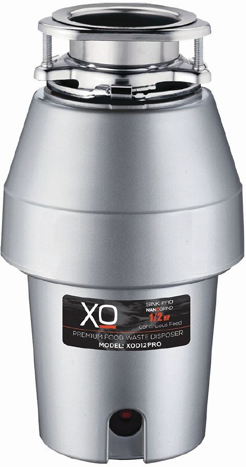 XO 0.5 HP Continuous Feed Stainless Steel Food Waste Disposer-0