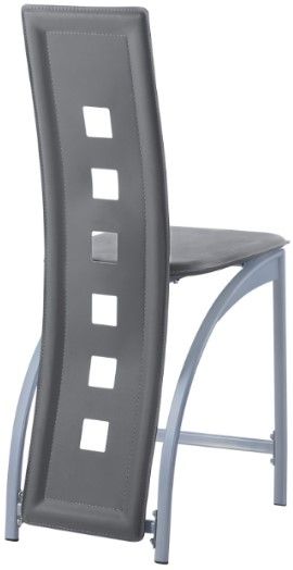 Crown Mark Echo Grey Counter Dining Chair-1