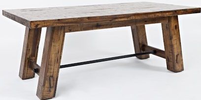 Jofran Inc. Cannon Valley Brown Cocktail Table-1