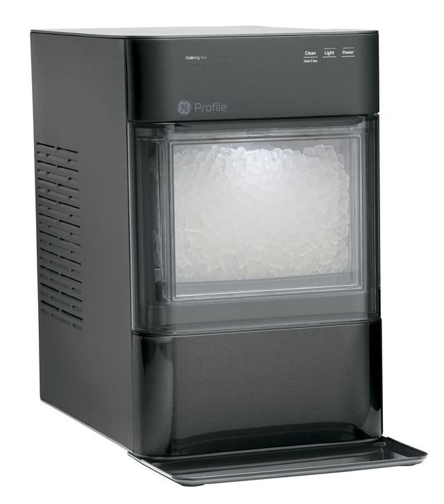 GE Profile™ Opal™ 11 24 lb. Black Stainless 2.0 Nugget Ice Maker