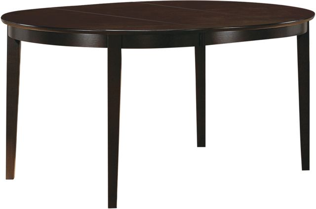 Coaster® Gabriel Cappuccino Oval Dining Table