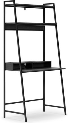 Signature Design by Ashley® Yarlow Black Office Desk and Shelf