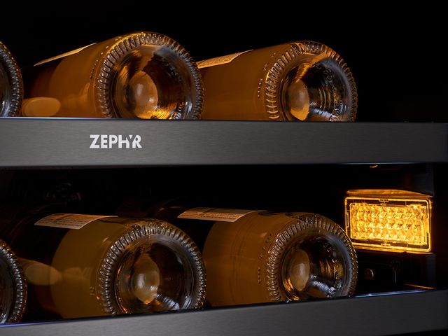 Zephyr Presrv™ 24" Black Stainless Steel Wine Cooler 5