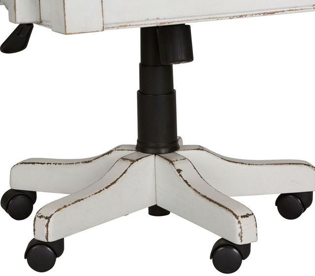 Liberty Magnolia Manor Antique White/Ivory Jr Executive Desk Chair-3