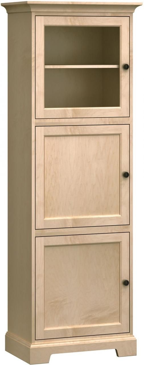 Howard Miller® Customizable 27" Home Storage Cabinet with Top Glass Door and Two Cabinets