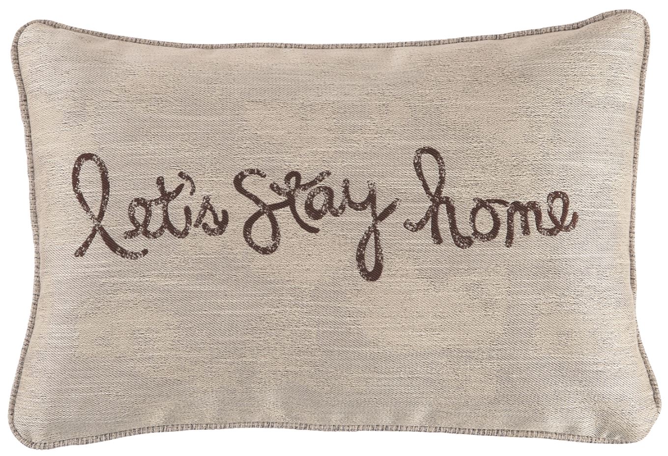 Signature Design by Ashley® Set of 4 Lets Stay Home Chocolate Pillows