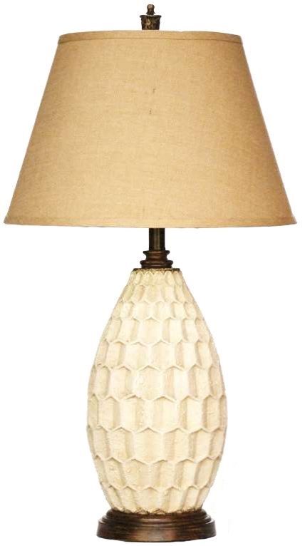 H & H Lamp Stone Lamp