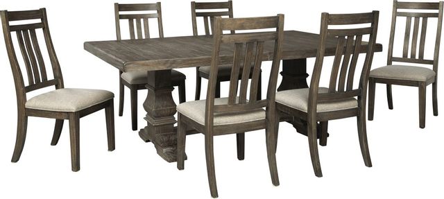 Signature Design by Ashley® Wyndahl Rustic Brown Dining Room Extension Table 4