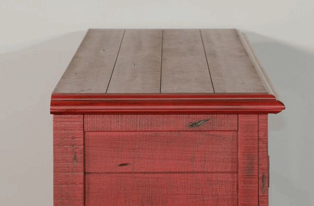 Sunny Designs Burnt Red Media Console 5