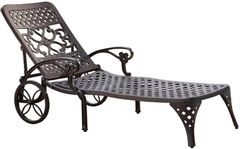 homestyles® Sanibel Black Outdoor Chaise Lounge