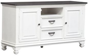 Liberty Furniture Allyson Park Wirebrushed White 56" TV console-0