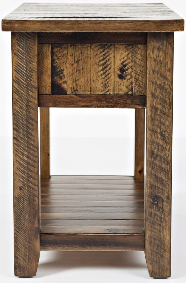 Jofran Inc. Artisan's Craft Dakota Oak Chairside Table 2