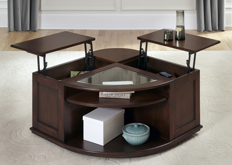 Liberty Furniture Wallace Dark Toffee Cocktail Table