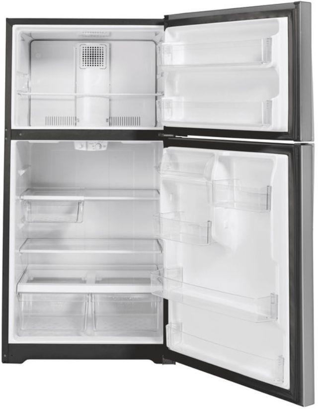 GE® 21.9 Cu. Ft. Top Freezer Refrigerator | Grand Appliance and TV