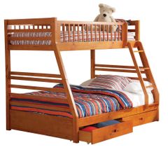 Coaster® Ashton Honey Twin-Over-Full Bunk Bed