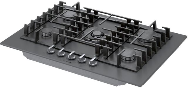 Bosch Benchmark® 36" Gray Tempered Glass Gas Cooktop 2