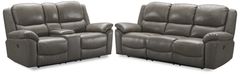 Signature Design by Ashley® Faust 2-Piece Gray Living Room Set