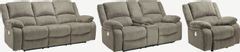 Signature Design by Ashley® Draycoll 3-Piece Pewter Living Room Set