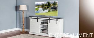 Sunny Designs™ European Cottage 65" TV Console with Barn Door