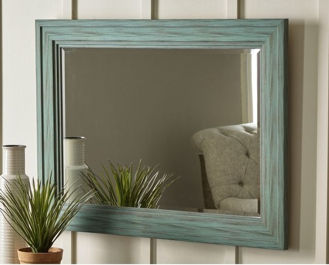 Signature Design by Ashley® Jacee Antique Teal Accent Mirror-2