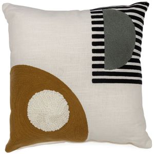 Mill Street® Black/White/Honey Pillow