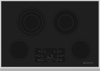 Hestan® KEC Series 30" Black Electric Cooktop