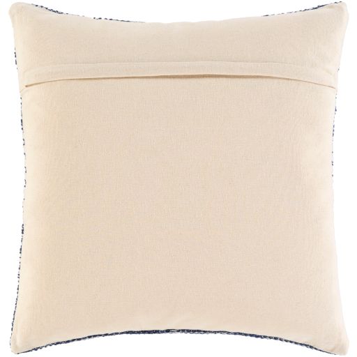 Surya Levi Denim 18"x18" Toss Pillow with Down Insert-3