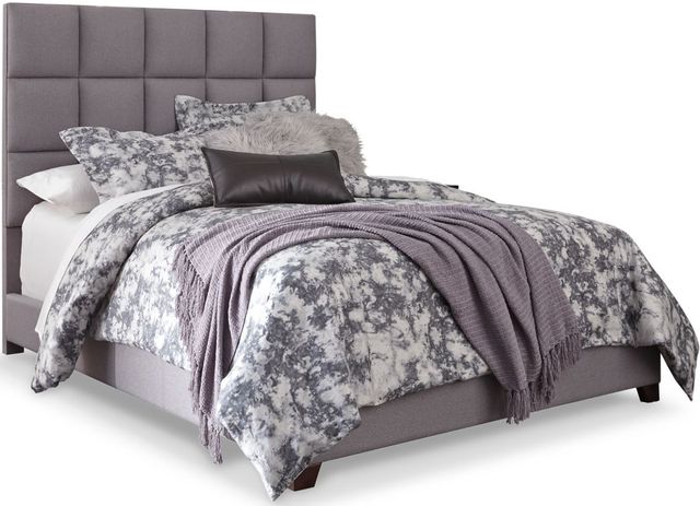 Signature Design by Ashley® Dolante 2-Piece Gray Queen Panel Bed Set-1
